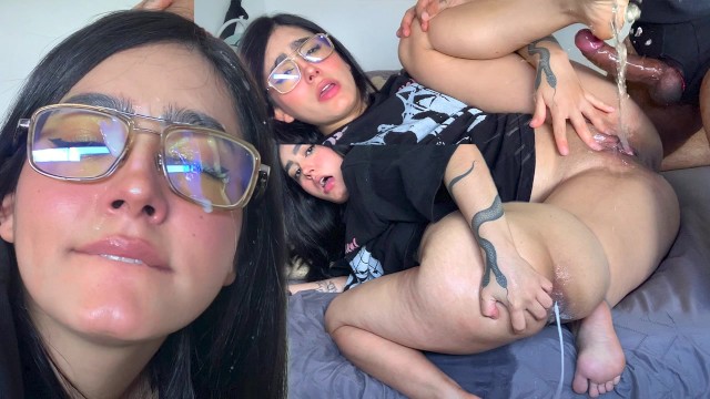 I LET MY ROOMMATE CREAMPIE MY TINY ASSHOLE AND SQUIRTED ON HIS COCK BECAUSE I STOLE HIS T-SHIRT