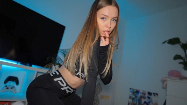 Fucked his Nike Pro girlfriend deep in the mouth